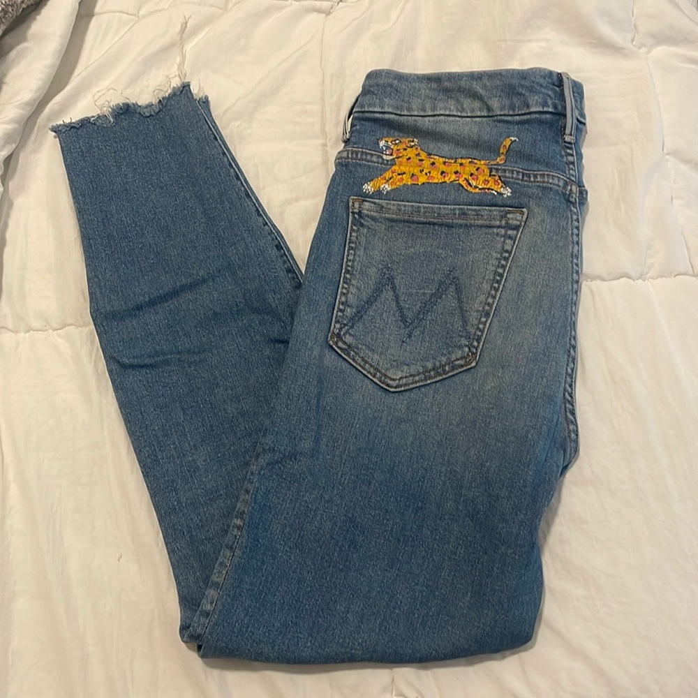 Mother high waist looked skinny jeans